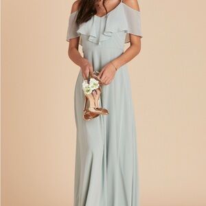 Birdy Grey Sage Green Chiffon Bridesmaid Dress